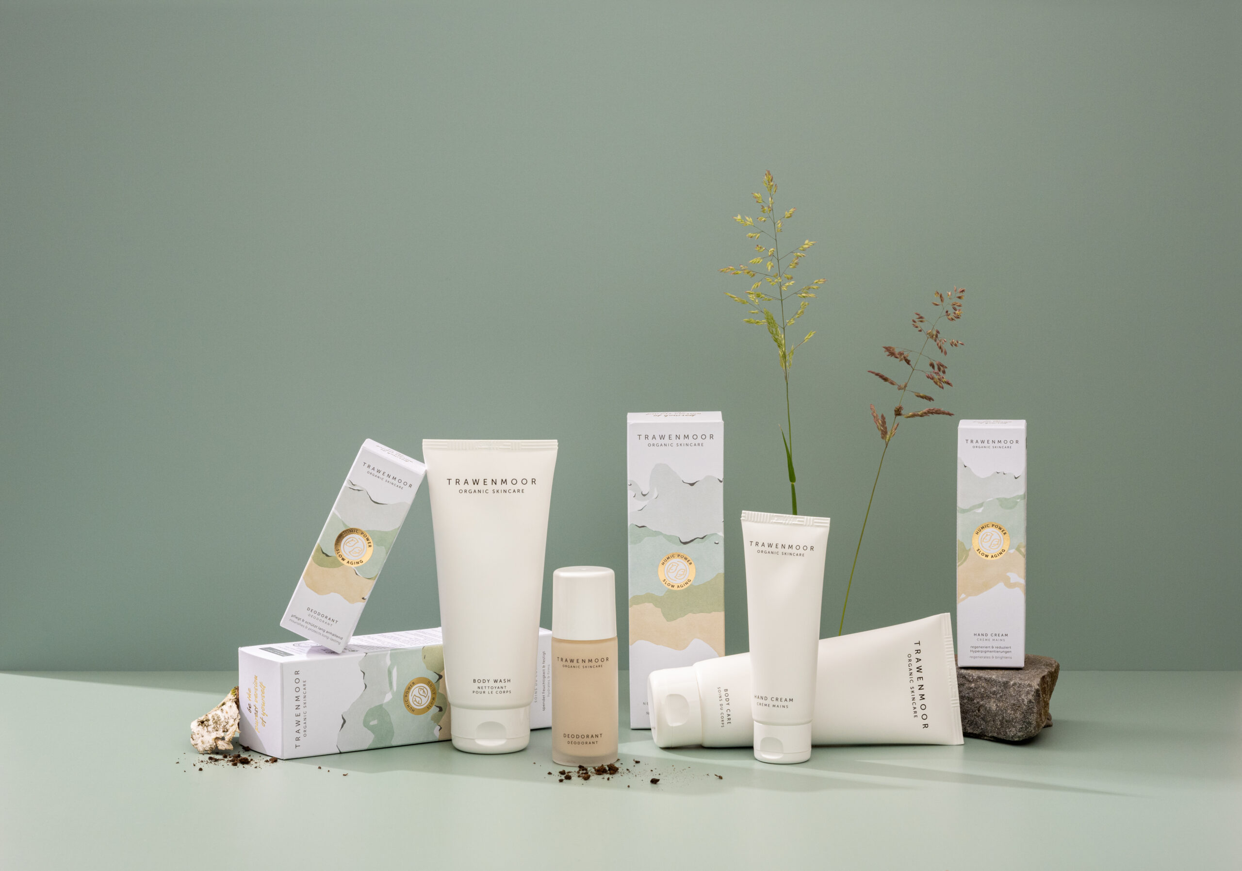 TRAWENMOOR Produktrange KörperpflegeTRAWENMOOR Productrange Body Care